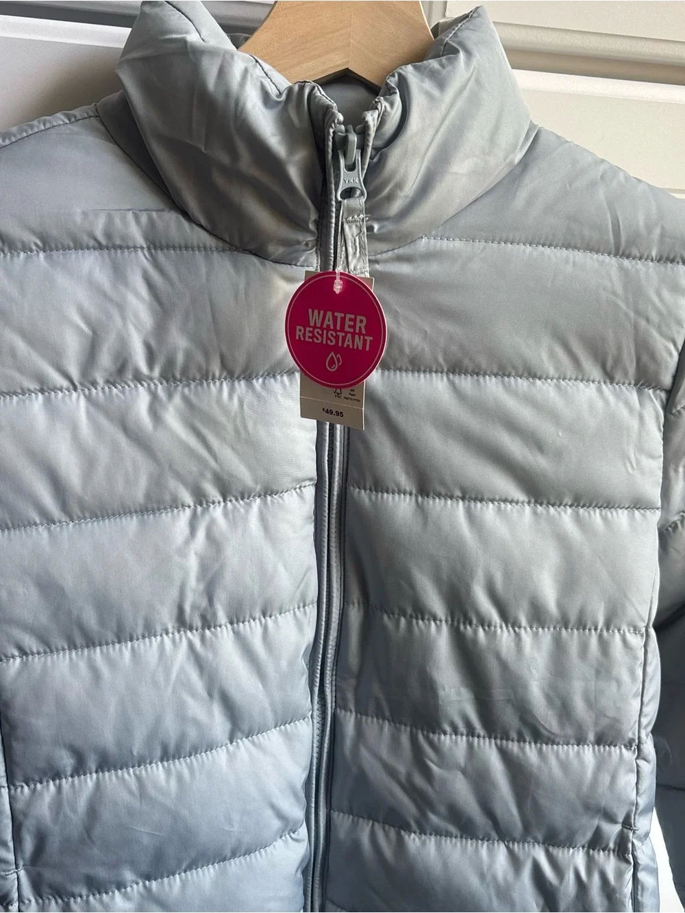 The Children's Place Kids Blue Water-Resistant Puffer Coat